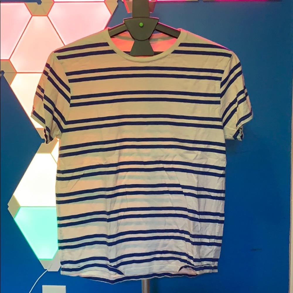 J Crew Dye Strip Tee - Medium